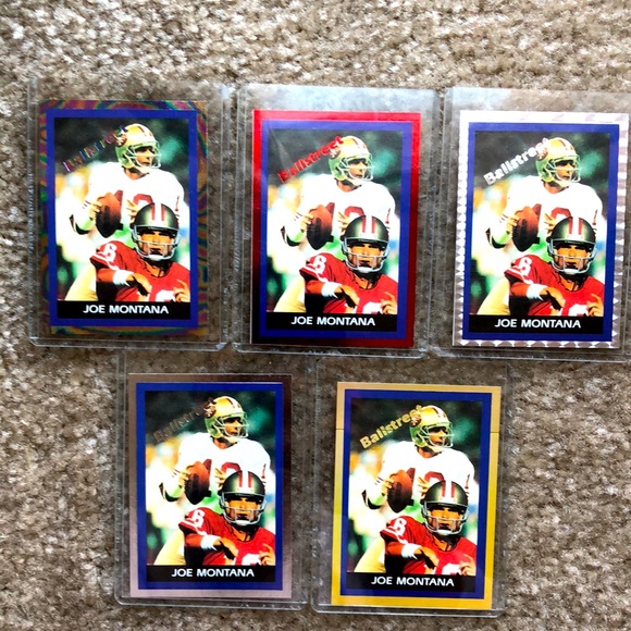 1991 BALLSTREET JOE MONTANA RARE PROMO CARDS - Picture 1 of 11